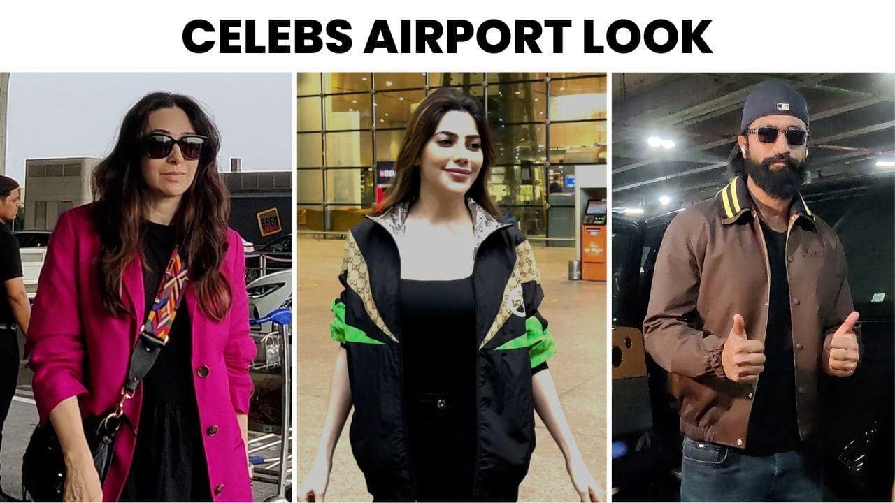 Celeb Airport Look: Karisma Kapoor exudes major boss vibes in hot pink blazer [Video]