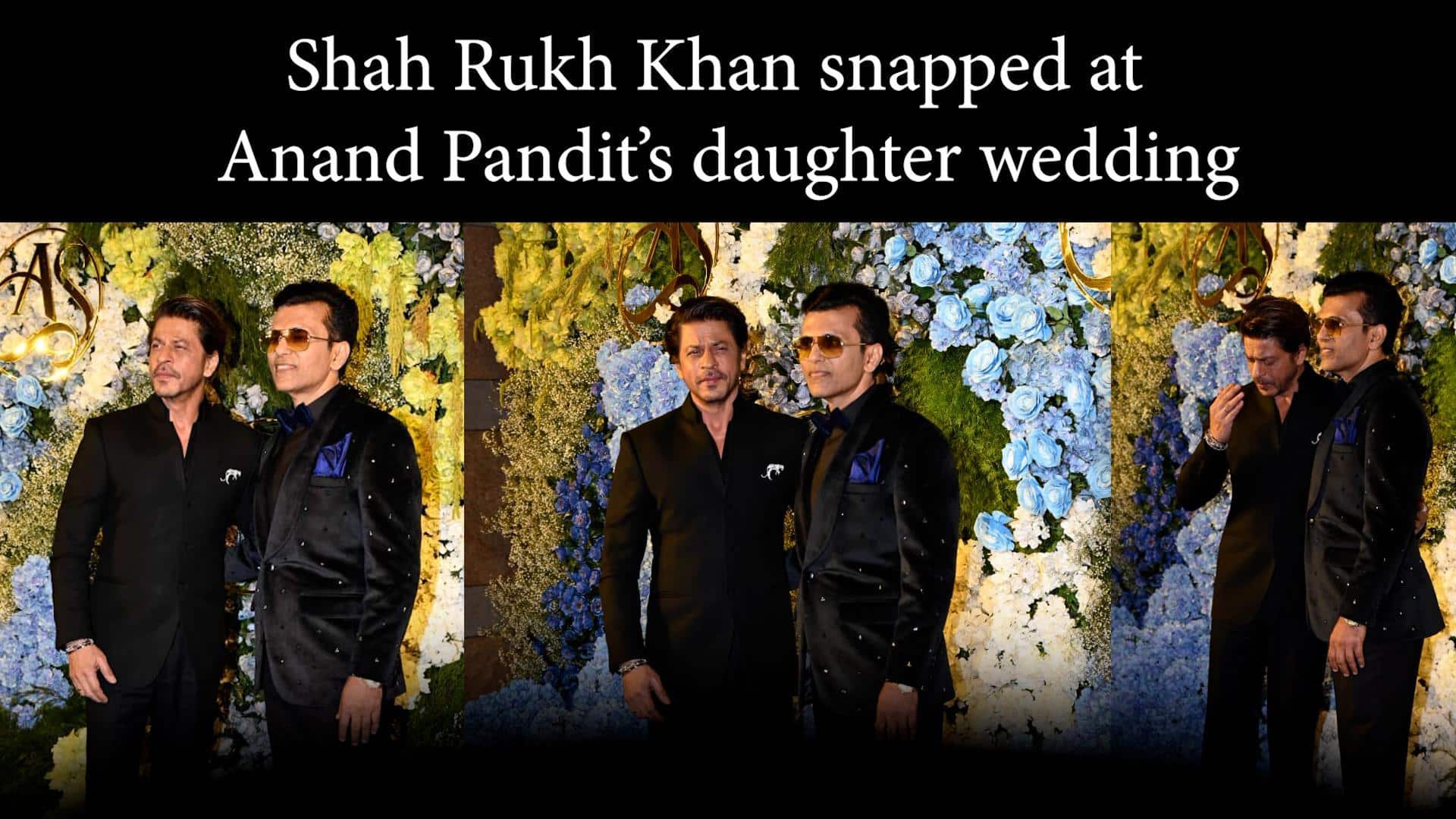 Shah Rukh Khan graces Anant Pandit daughter’s wedding in style [Video]