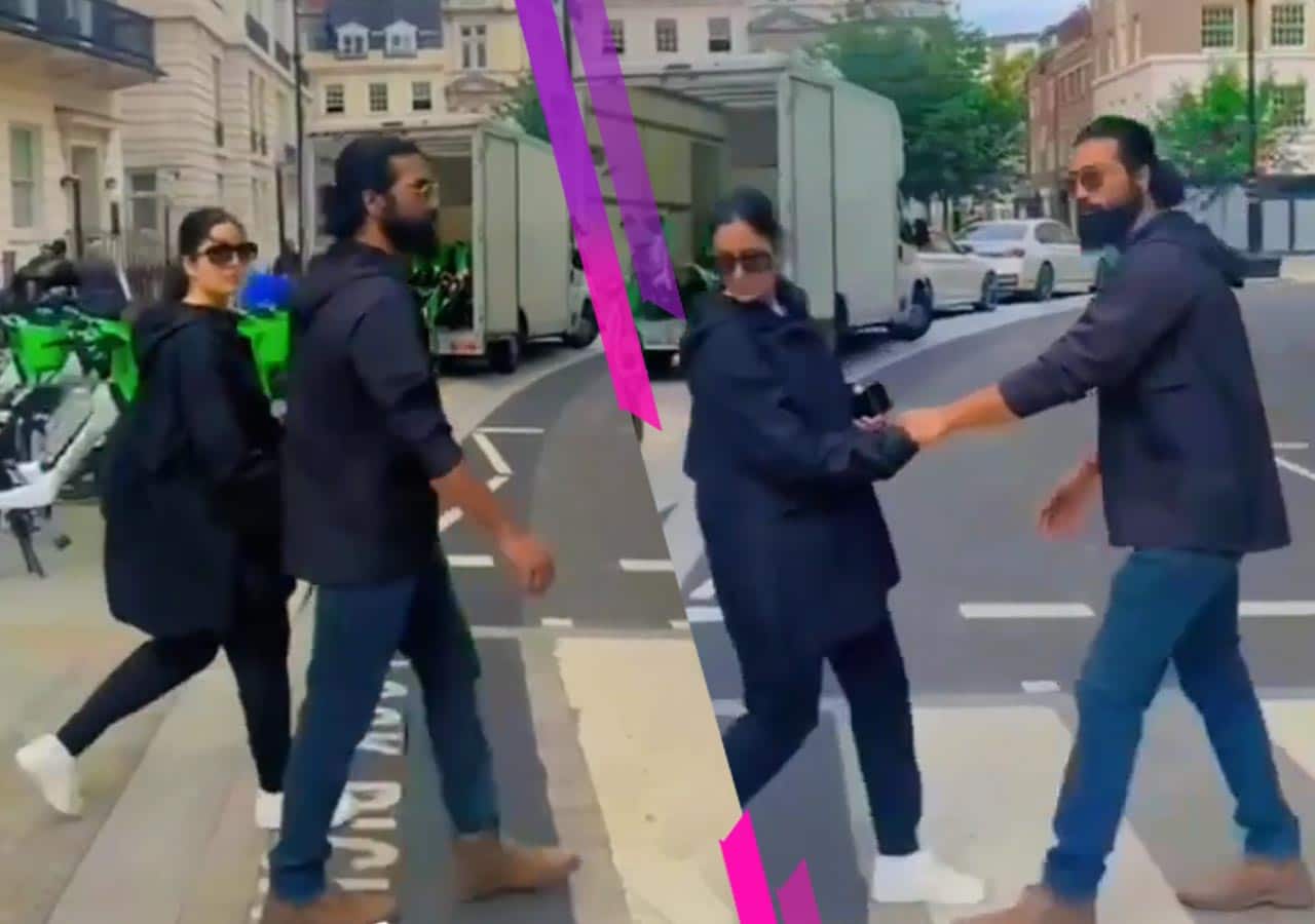 Katrina Kaif pulls Vicky Kaushal away after she spots a fan recording them on London streets amid pregnancy rumours [Watch]