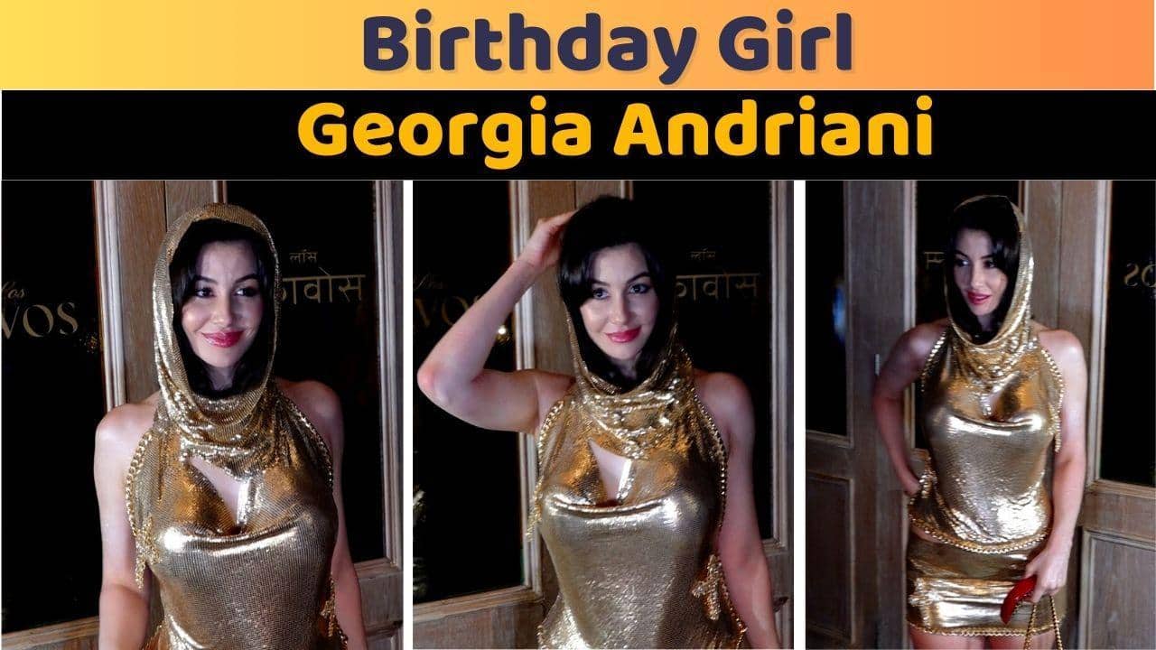 जॉर्जिया अँड्रियानी बोल्ड ड्रेसमध्ये थक्क;  जवळच्या मित्रांसोबत वाढदिवस साजरा केला (पहा व्हिडिओ)
