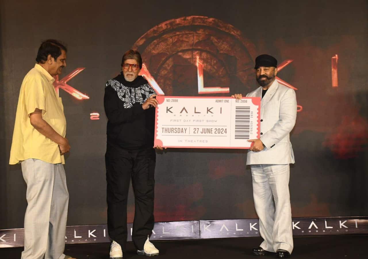 Amitabh Bachchan’s grand gesture for Kamal Haasan steals the show at Kalki 2898 AD event