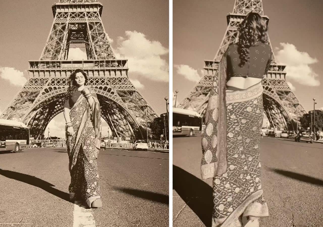 Arti Singh recreates Aditi Rao Hydari’s viral Gajagamini walk from Heeramandi in Paris as she dons a special saree