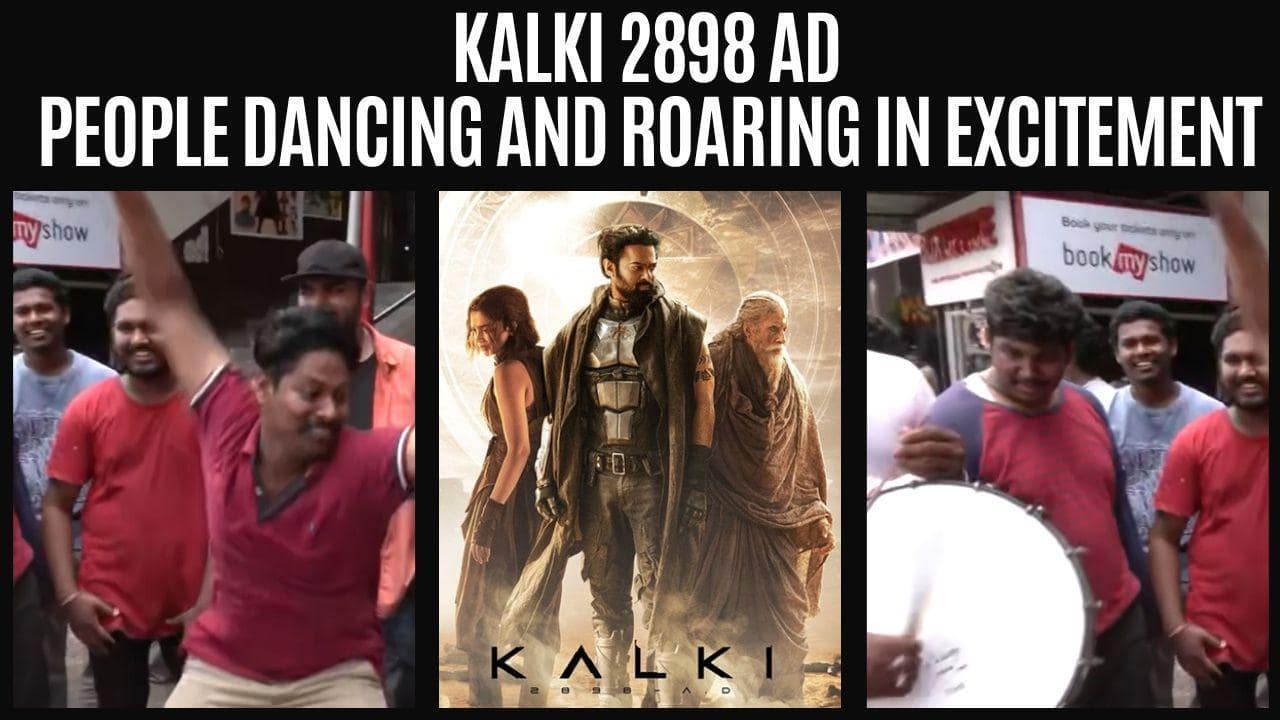 Kalki 2898 AD: Fans celebrate Prabhas' film by dancing outside theatres; put up massive cutouts of the megastar in Hyderabad [Video]