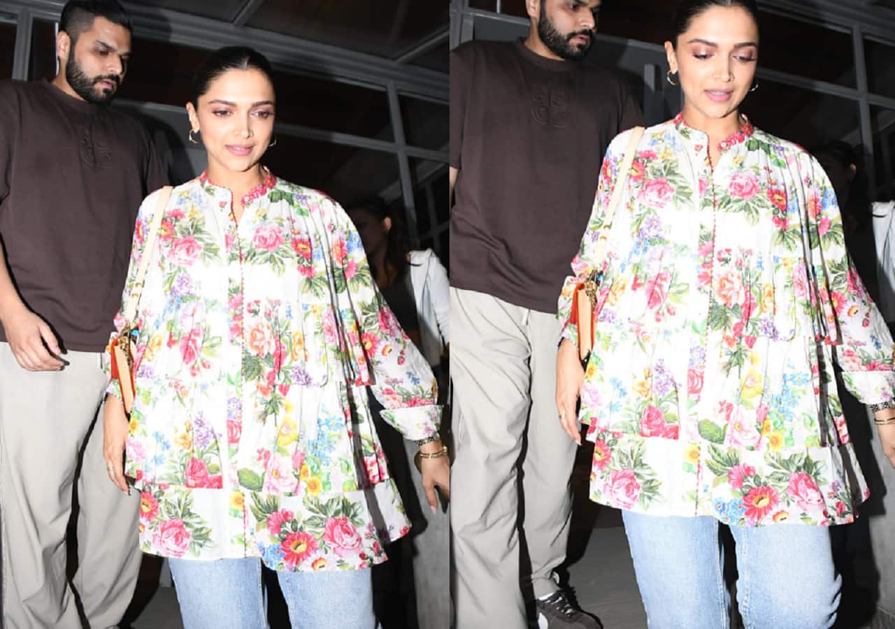 Pregnant Deepika Padukone sets maternity fashion goals higher as she stuns in a floral top in her latest appearance