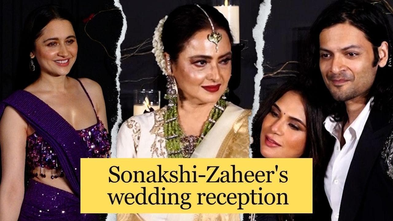 Sonakshi-Zaheer wedding reception: Rekha steals the spotlight at the event, netizens say, 'Kitni sundar...' [Watch]